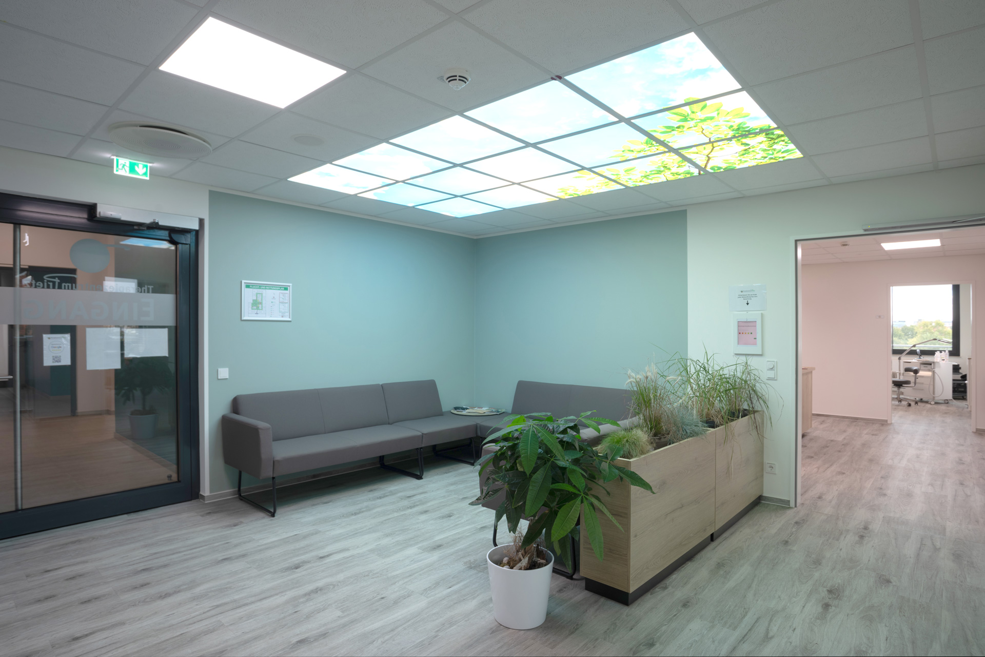 Therapiezentrum Prietz Gesundheitszentrum Dresden Empfangsbereich