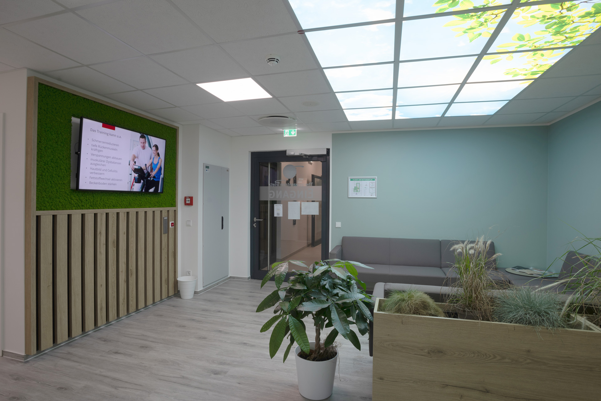 Therapiezentrum Prietz Gesundheitszentrum Dresden Empfangsbereich