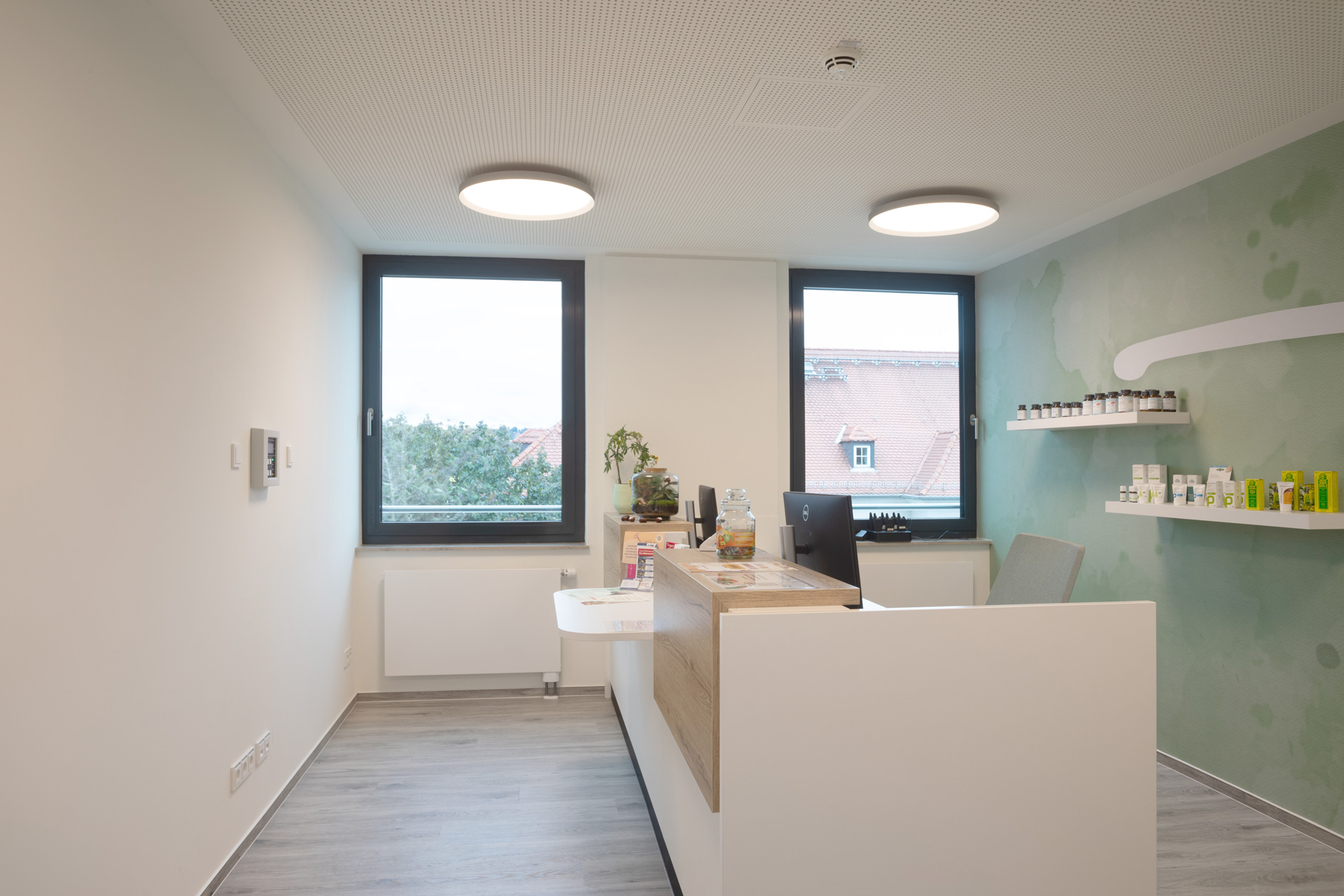 Therapiezentrum Prietz Gesundheitszentrum Dresden Küche für Empfangstresen